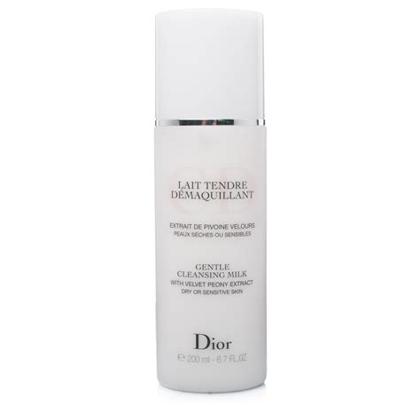 dior lait tendre demaquillant gentle cleansing milk|Dior gardens cleansing milk.